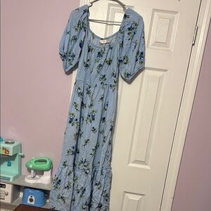 The Children's Place Light Blue Floral Dress